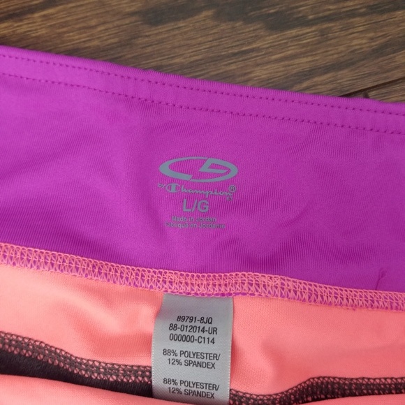 Champion | Pink & Grey Jogging shorts - Picture 2 of 2